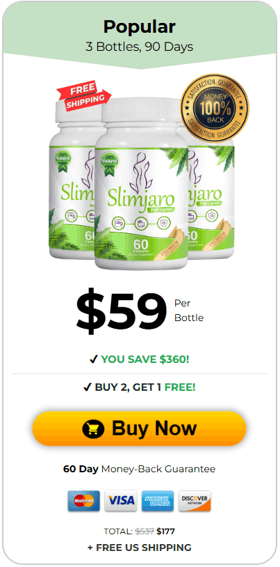 Slimjaro Price 3 Bottles
